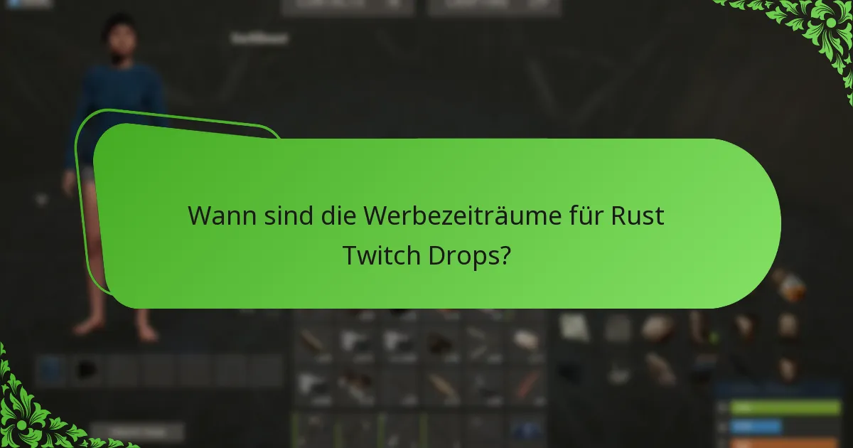 Welche einzigartigen Designs sind in Rust Twitch Drops verfügbar?