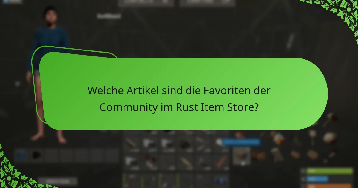 Wie kaufe ich Artikel im Rust Item Store?