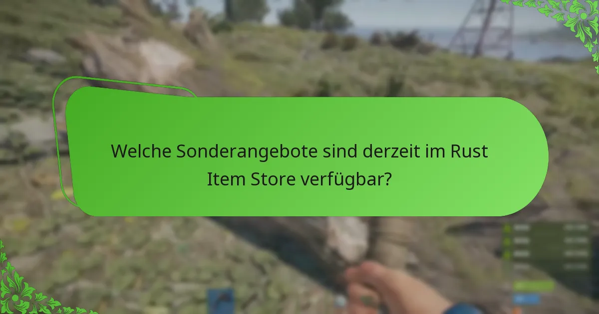 Was sind die besten Strategien für den Kauf von Artikeln im Rust Item Store?